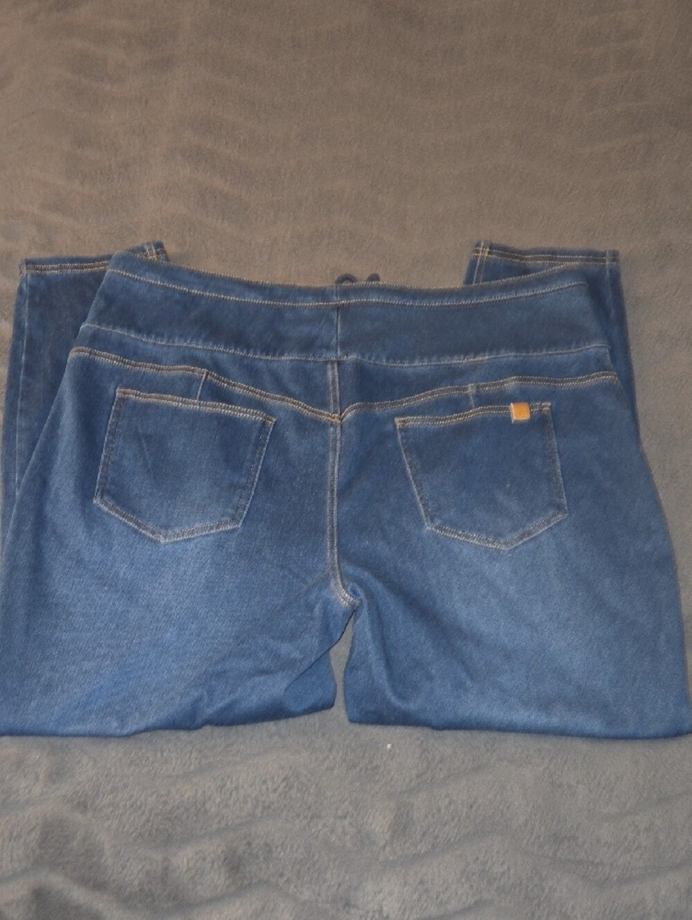 HALARA Dark Blue Pull-On Jeggings with Drawstring - Picture 6 of 12